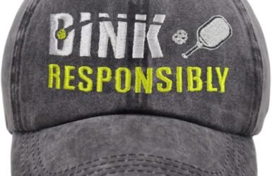Dink Responsibly: The Ultimate Adjustable Baseball Cap for Pickleball Lovers!