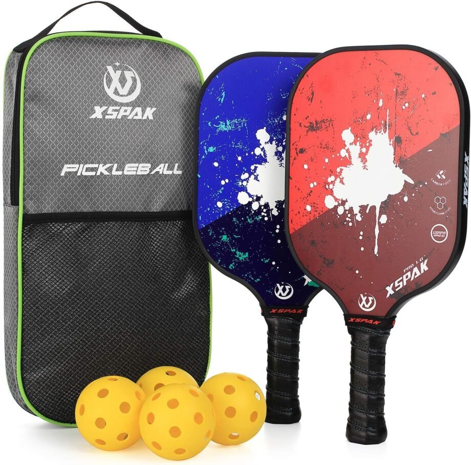 Serve Up Some Fun with the XS XSPAK Carbon Fiber Pickleball Paddle – Tournament Edition!