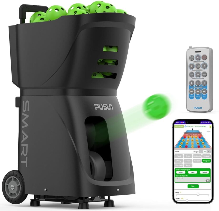 Serve It Up: The Ultimate Review of the PP-Smart-Multi-Functional Smart Pickleball Serving Machine!