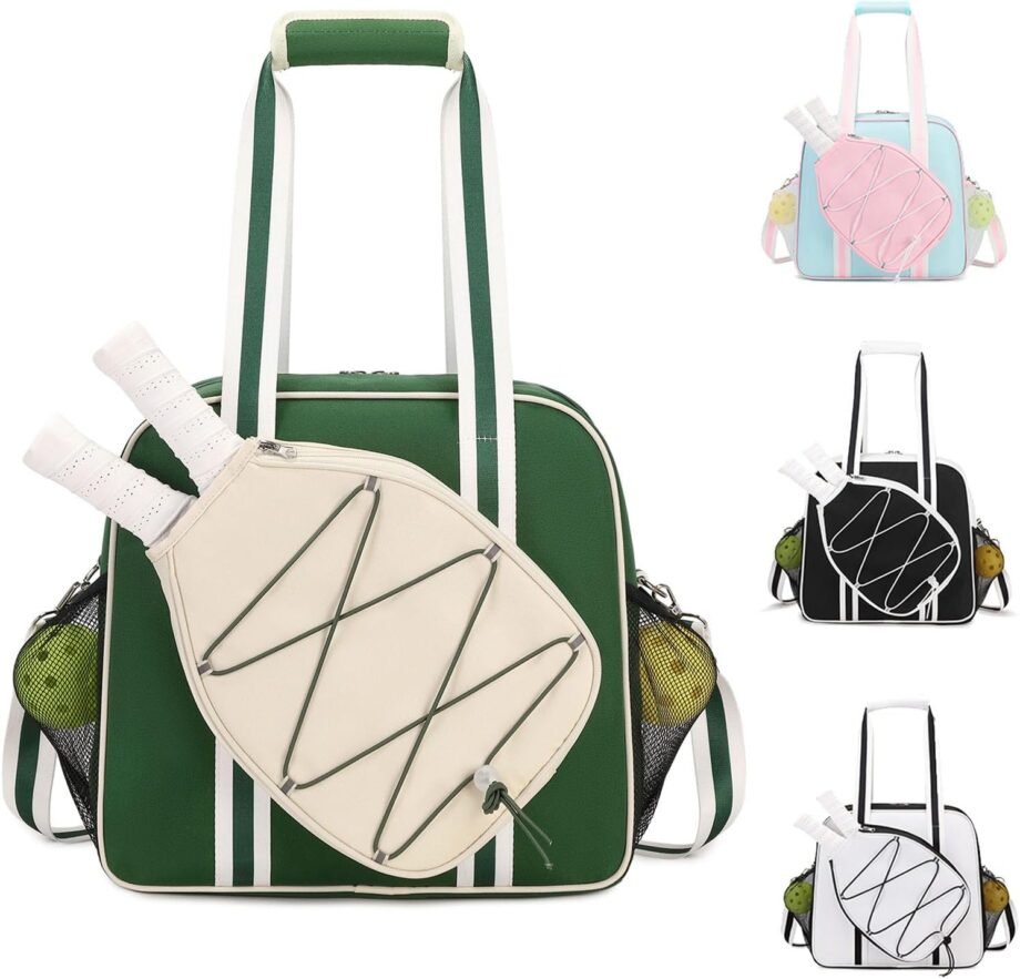 Get Your Game On: The Ultimate Pickleball Bag Review with Waterproof Pocket & Fence Hook!