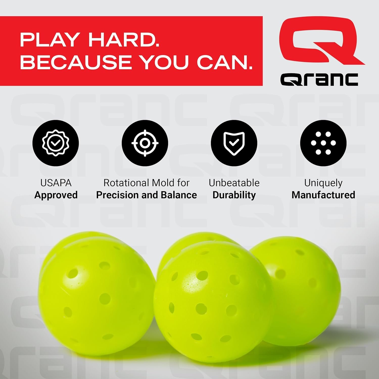 QRANC 'Q' Pickleball Balls