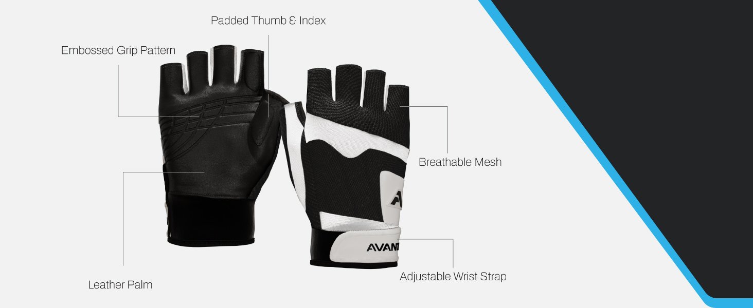 Avantic Pickleball Fingerless Glove