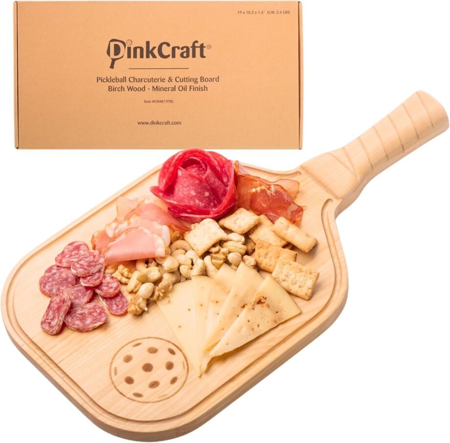 Serve Up Fun: The Ultimate Review of the Pickleball Charcuterie & Cutting Board!