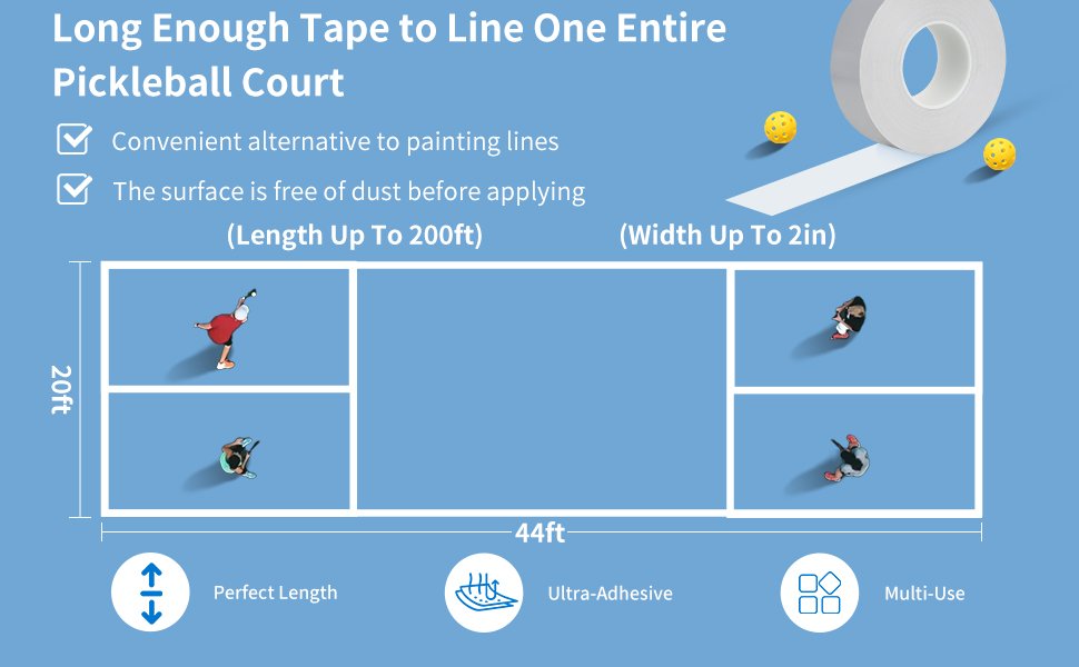Pickleball Court Tape