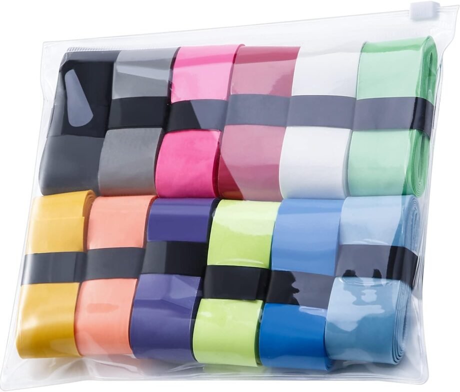Serve Up Your Game: Unleash the Power of Grip with 12 Pieces Tennis and Badminton Racket Overgrips!