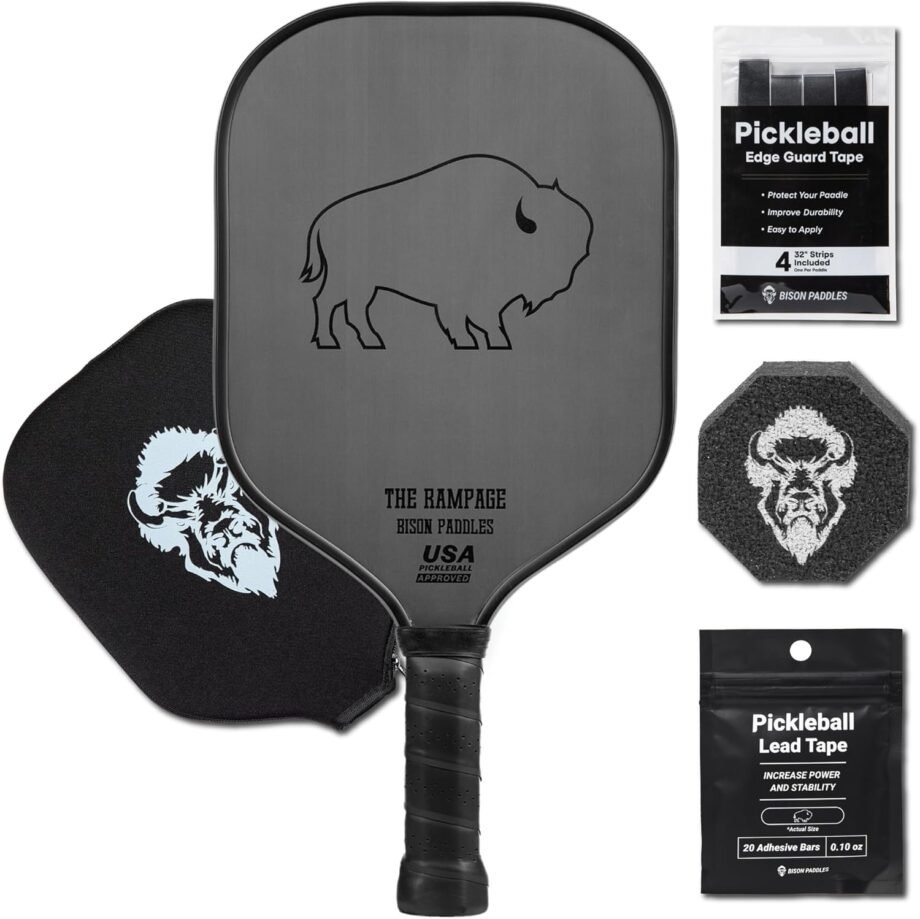 Spin into Action with the Carbon Fiber Pickleball Paddle: Unleash Your Game with Custom Shapes!