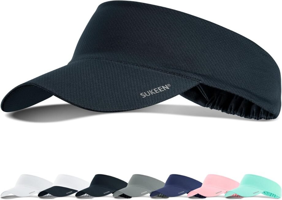 Stay Cool and Stylish: Sukeen Cooling Stretchy Visor Review for Active Adventures!