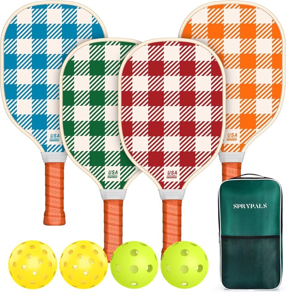 Serving Up Fun: The Ultimate Pickleball Paddles Set of 4 Review!