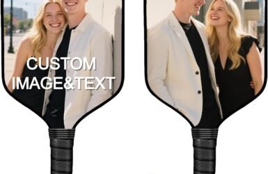 Serve Up Fun: Review of Custom Pickleball Paddles with Photo Text Logo!