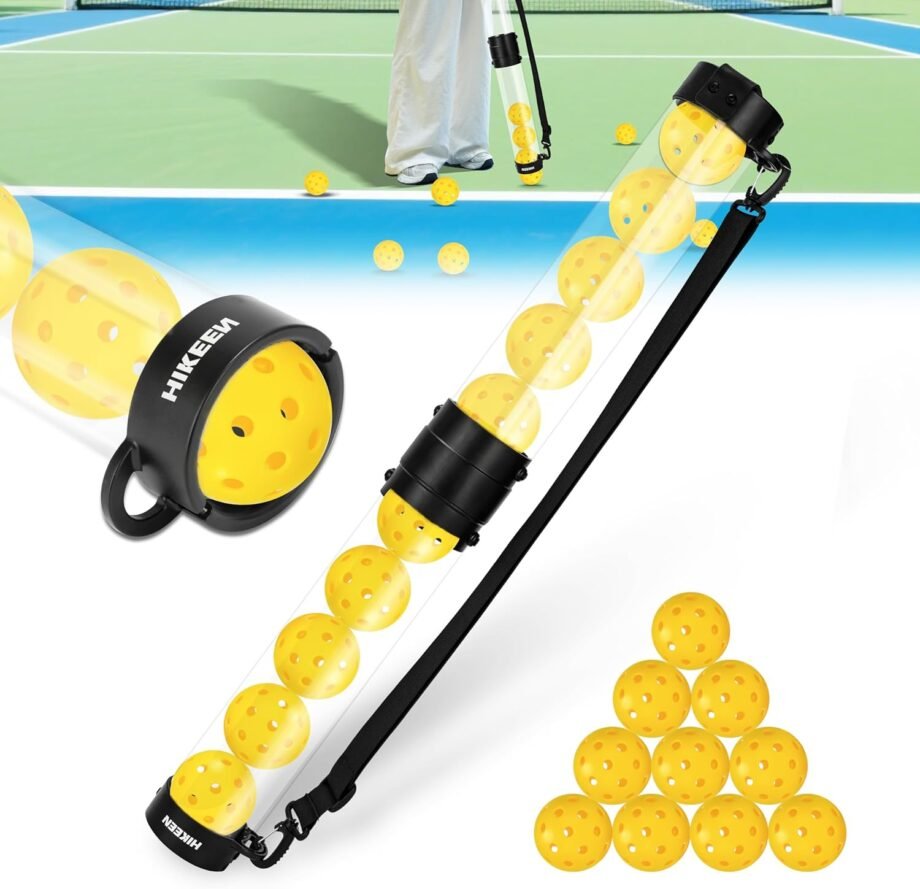 Gear Up for Fun: Hikeen's Durable Pickleball Ball Retriever and 10 Pickleballs!