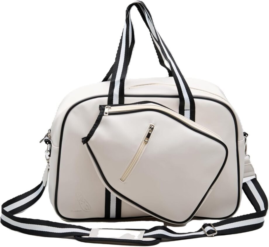 Score in Style: The Ultimate Review of the Luxury White Pickleball Tote Bag for Women!