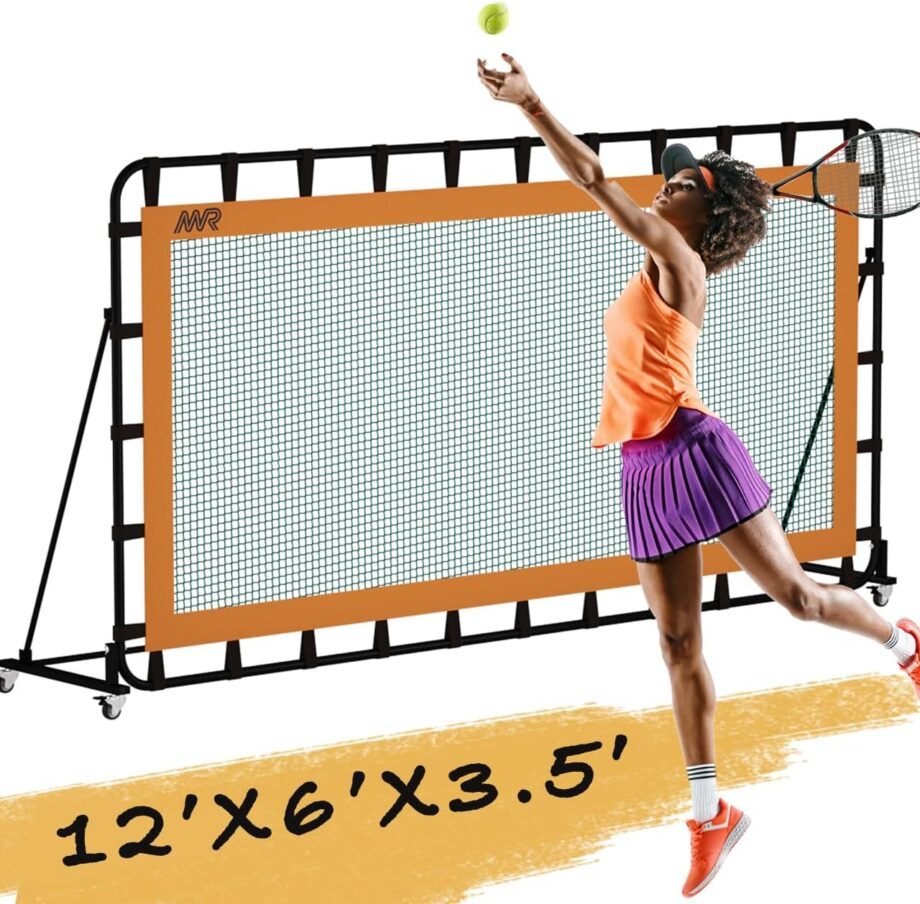 Bounce Back Brilliance: Unleashing the MR Tennis Rebounder 12’x6’ for Multi-Sport Mastery