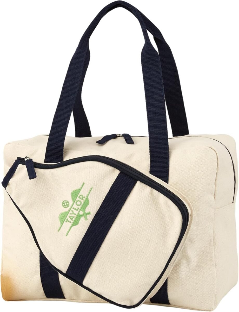 Serve Style on the Court with the Personalization Universe Embroidered Pickleball Bag!