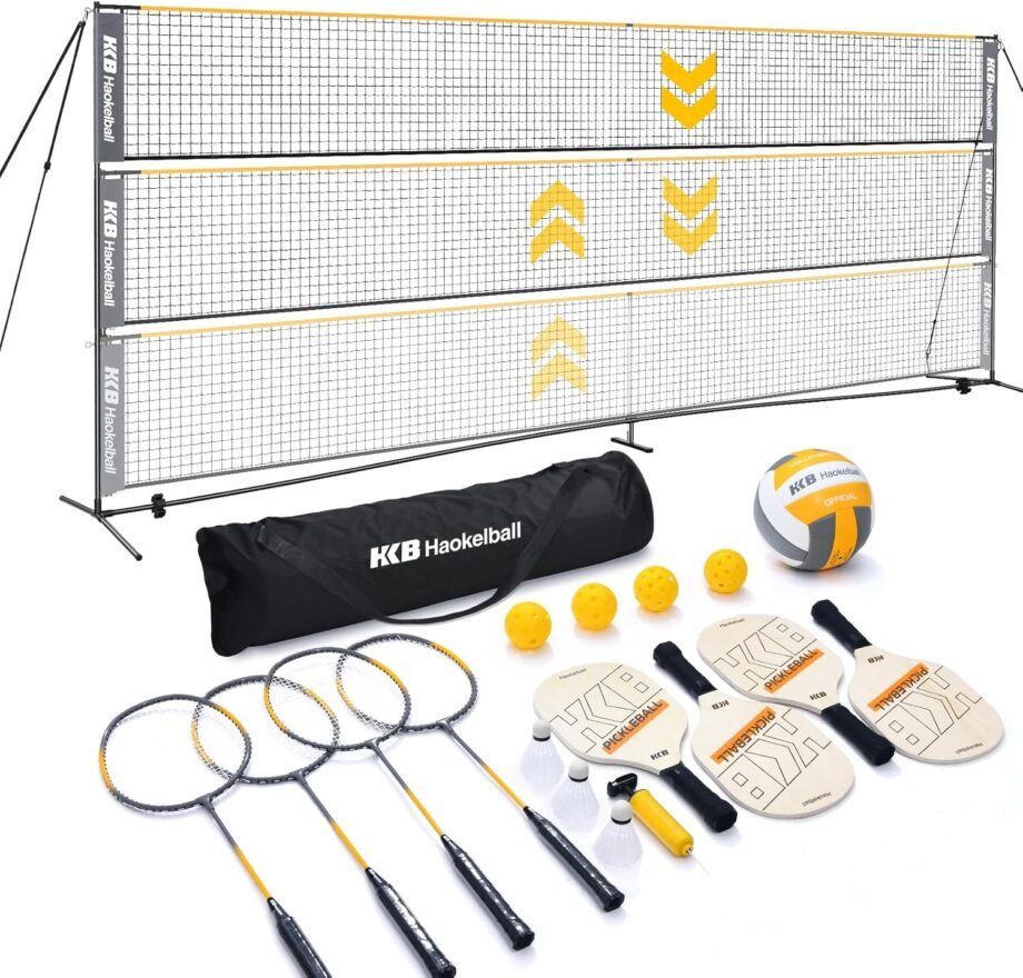 Net Your Fun: The Haokelball 22FT All-in-One Sports Set Review!