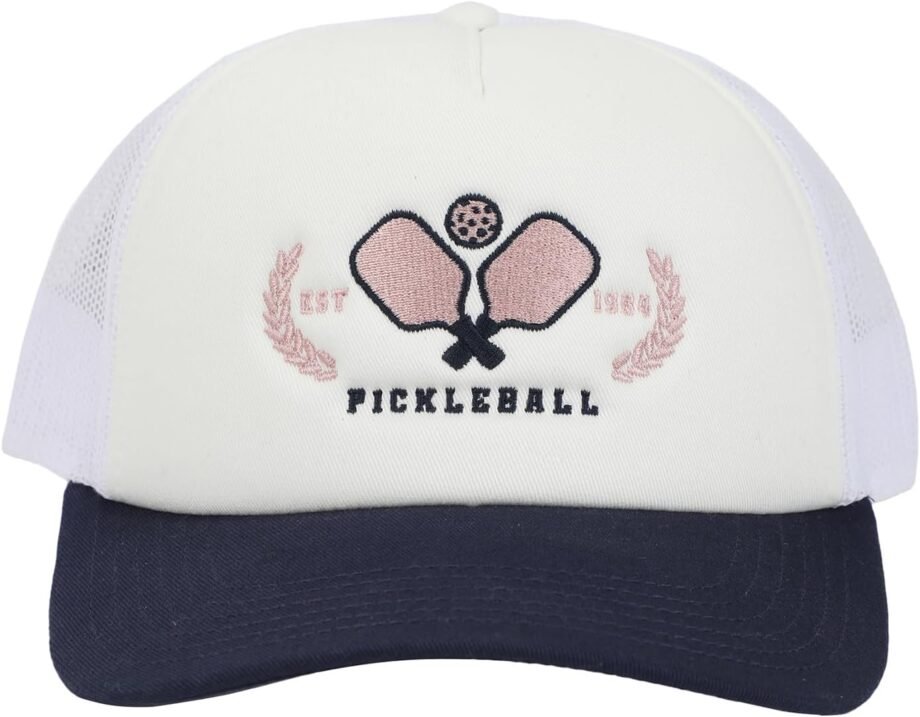 Pickleball Paddles and Pints: A Review of the Bioworld White Foam Trucker Hat!