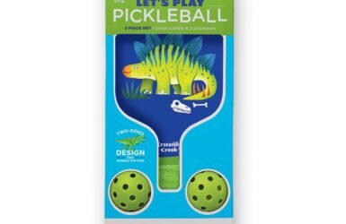 Unleash Your Inner Paleontologist with the CROCODILE CREEK Dinosaur Dig Pickleball Set!