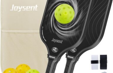 Dink and Dominate: A Review of the Pickleball Paddles Set of 2 with 4 Balls!