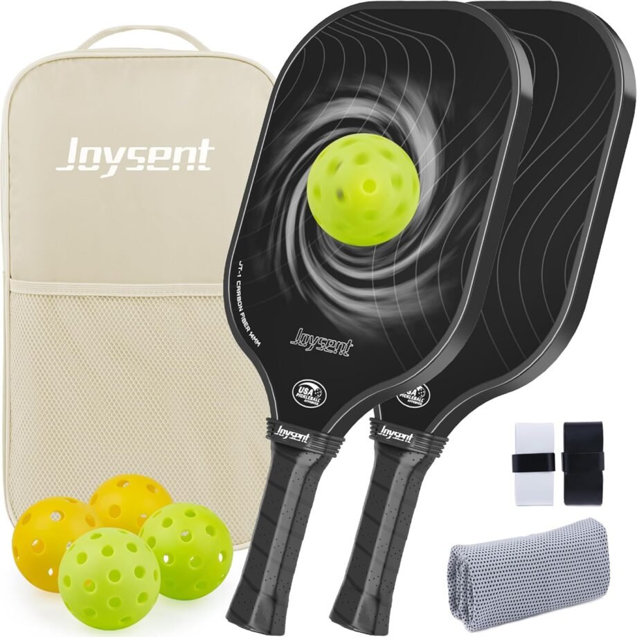 Dink and Dominate: A Review of the Pickleball Paddles Set of 2 with 4 Balls!