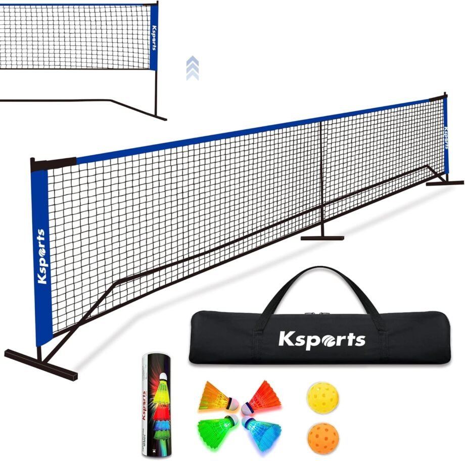 Serve Up Fun: A Deep Dive into the Ksports Portable 22FT Pickleball Net Set!