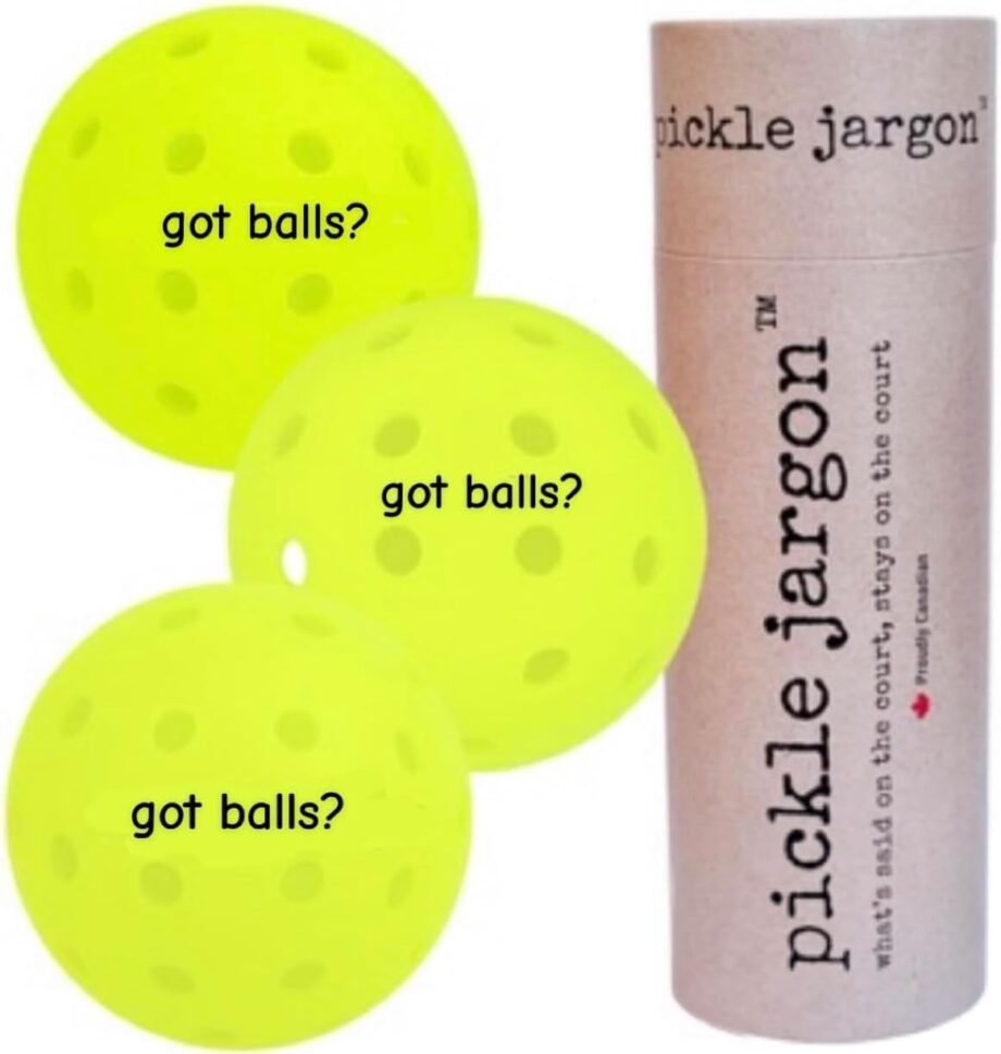 Get Your Game On: Witty Pickleballs That Bounce High and Resist Wind!