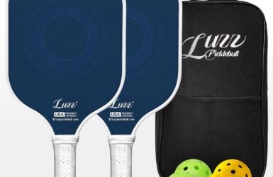 Experience the Game: LUZZ Pickleball Paddles Set of 2 for Ultimate Spin Control!