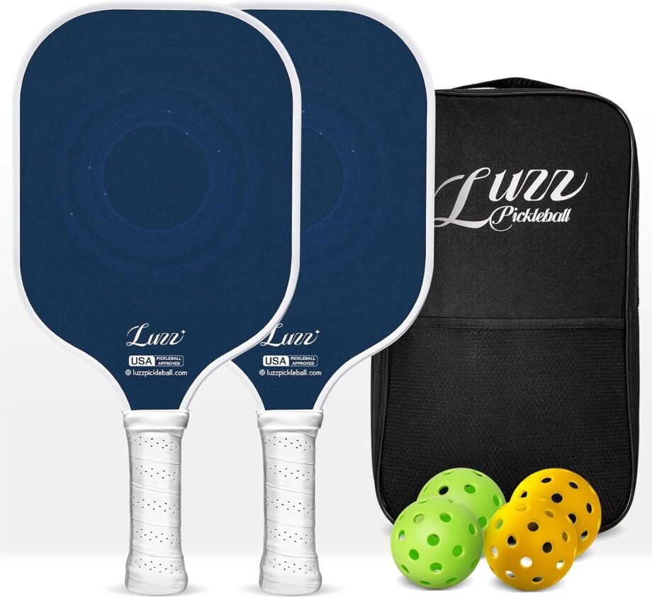 Experience the Game: LUZZ Pickleball Paddles Set of 2 for Ultimate Spin Control!
