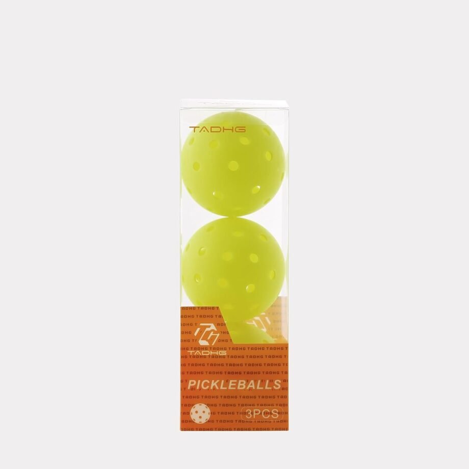 Bounce Into Fun with TADHG Pickleball 3-Pack: Seamless Balls for the Ultimate Game Experience!