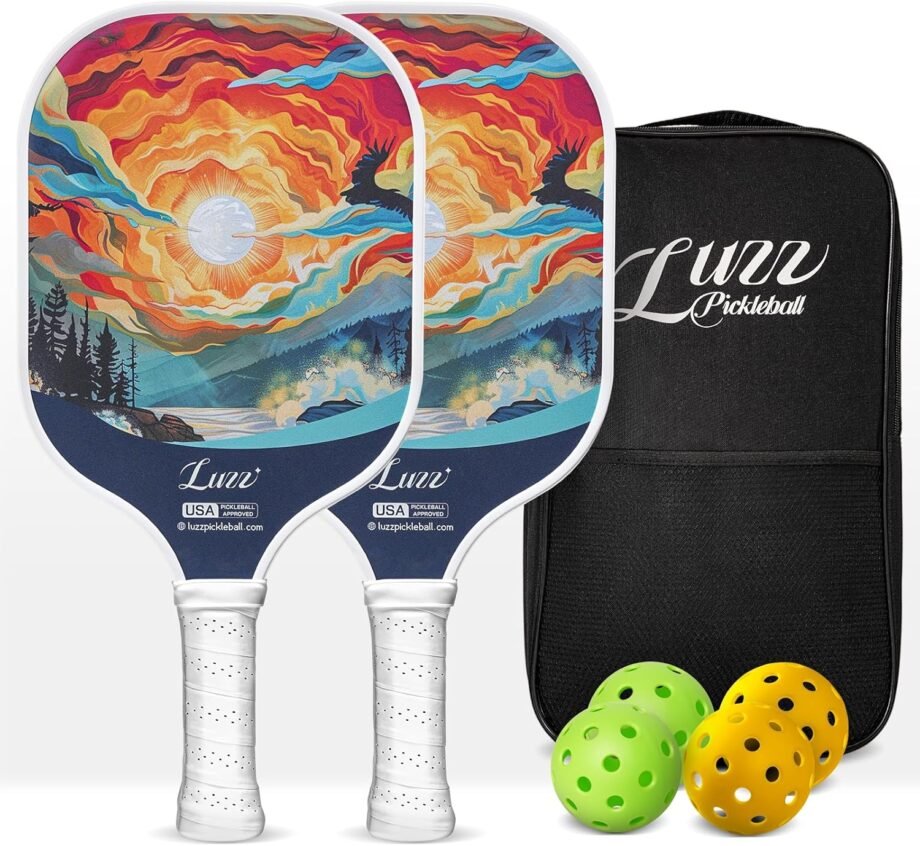 Pickleball Perfection: LUZZ's Dynamic Duo for Spin & Control!