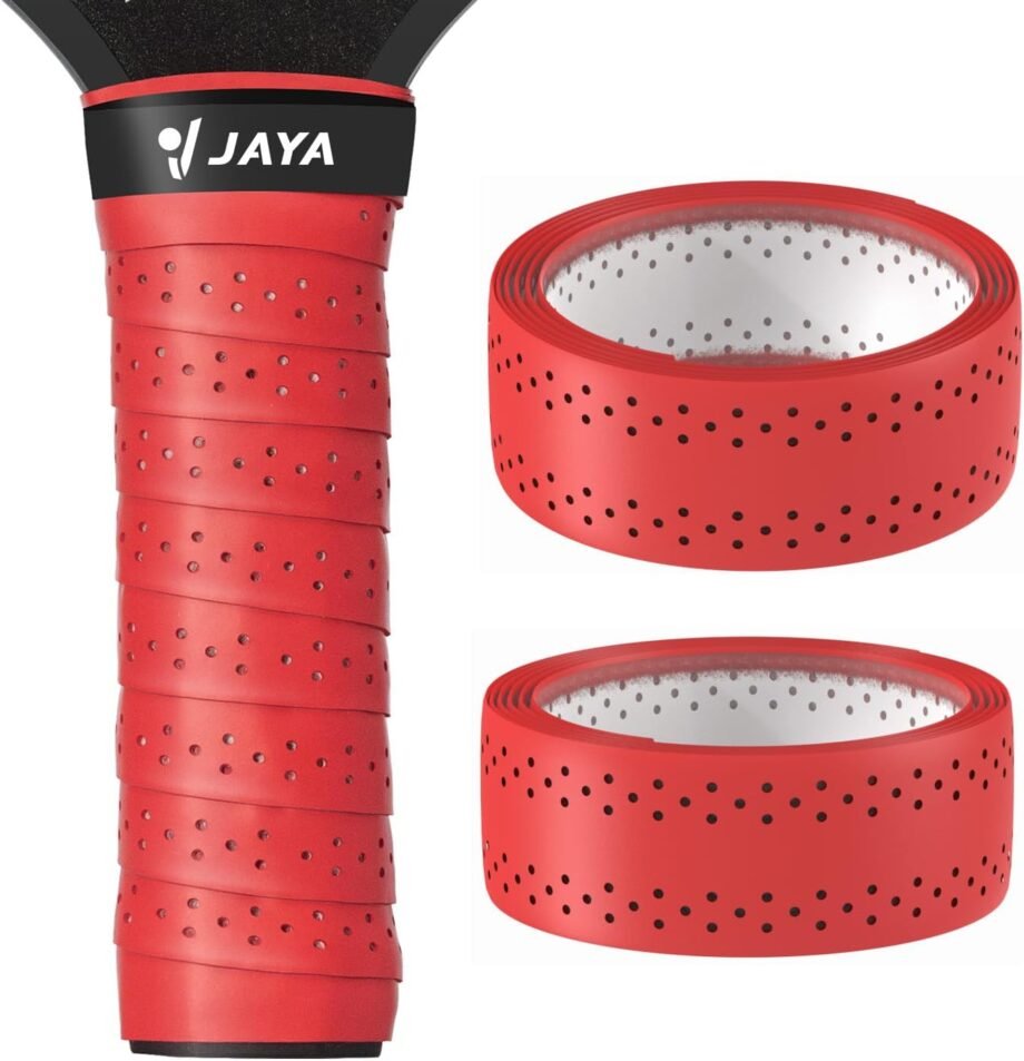 Get a Grip: JAYA Pickleball Paddle Grip Tape Review - Red Hot Performance!
