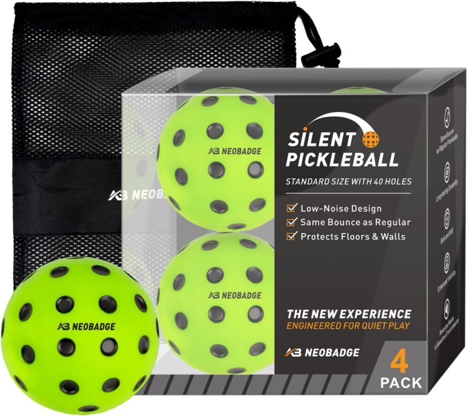 Serve Up the Silence: A Review of Silent Pickleball Balls for Perfect Practice!