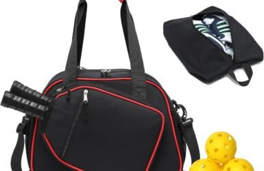 Unleash Your Game with the RAINBOW SMILE Crossbody Pickleball Bag: A Stylish and Functional Tote for All!