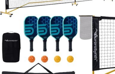 Serve Up the Fun: A Review of the AuroraSynth Portable Pickleball Net Set!