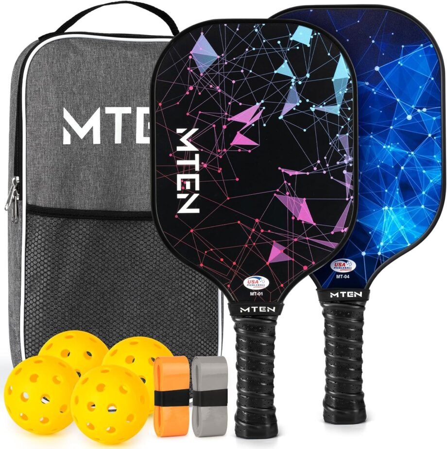 Get Ready to Rally: A Review of the USAPA Approved Fiberglass Pickleball Paddles Set!