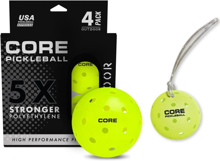 Bounce Back with CORE: The Ultimate Outdoor Pickleball Balls Review!
