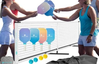 Unleashing Fun on the Court: A Review of the VolleyPro Portable Pickleball Set!