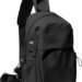 Score Style Points with the Medium Black Sling Bag: The Ultimate Sporty Companion for Active Adventures!