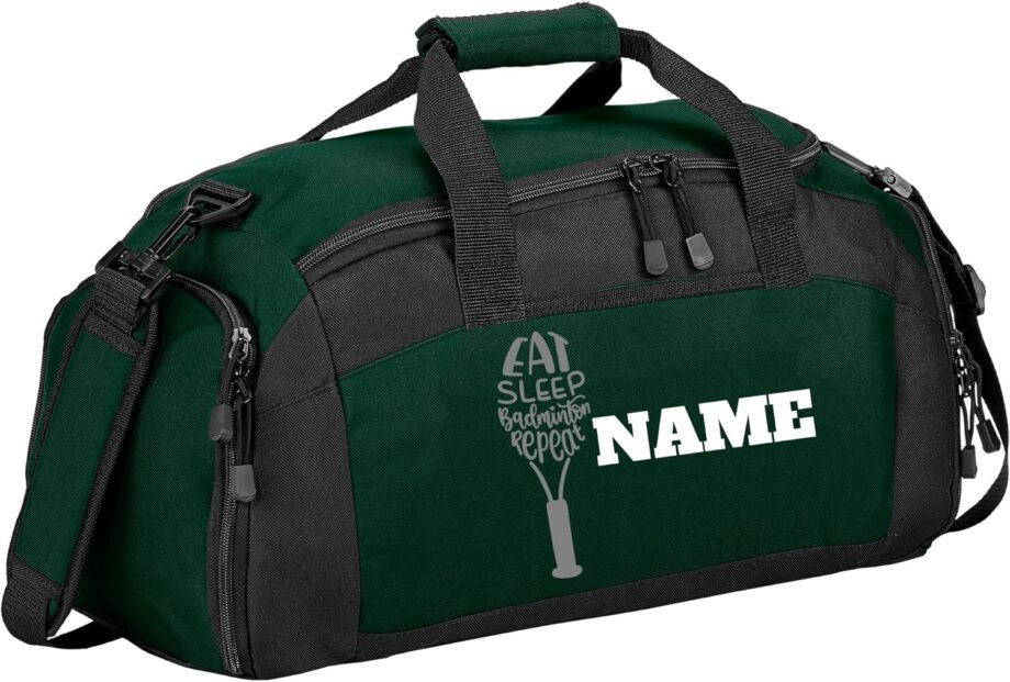 Ace Your Game with the Personalized Badminton Duffle Bag: The Ultimate Versatile Pickleball and Tennis Companion!