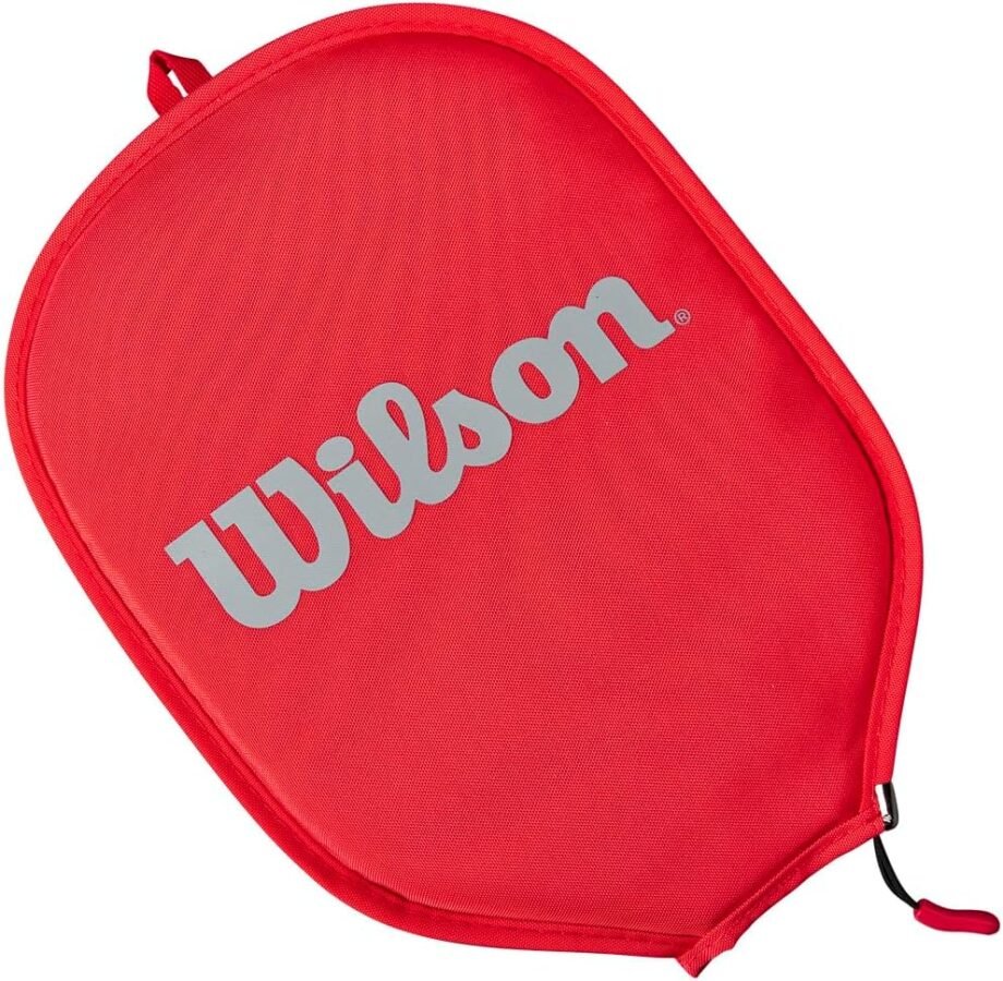 Unleash Your Game: A Deep Dive into the WILSON Pickleball Paddle Cover in Red/Grey!