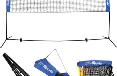 Net Joy: The ZENY 10ft Portable Badminton & Multi-Sport Net for Endless Fun!