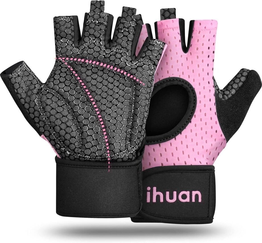 Get a Grip: Unleashing Performance with ihuan Breathable Weight Lifting Gym Gloves!