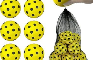 Pickleball Nirvana: The Tarutaru 12 Pack Foam Balls Transform Your Game with Silent Precision!
