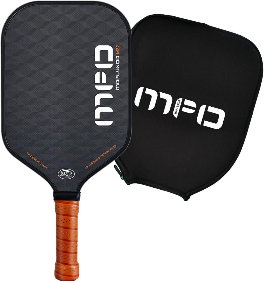 Serve Up the Fun: Unleashing Spin and Control with the 18K Carbon Fiber Pickleball Paddle!
