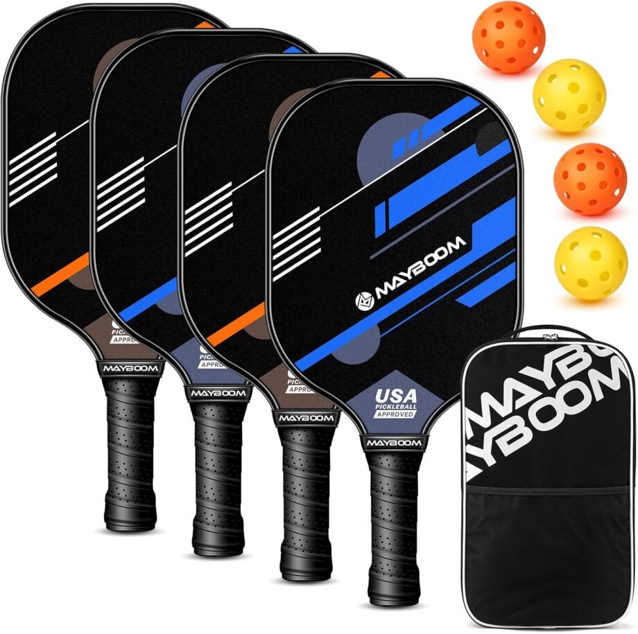 Serve Up Fun with the Mayboom Pickleball Paddles Set: Perfect for Players of All Levels!