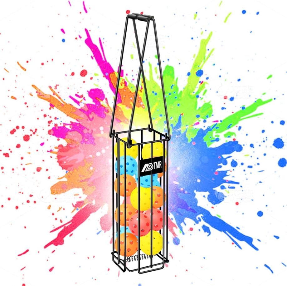 Catch the Fun: Portable Pickleball & Tennis Ball Hopper Basket Review!