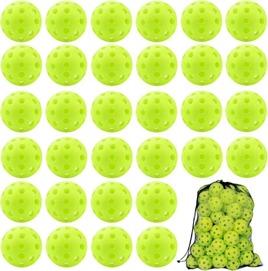 Perfect Your Game with the 50 Pack Outdoor Pickleball Balls: Bounce into Fun for Everyone!