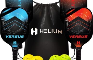 Unleash Your Game: The Helium Pickleball Paddles Set of 4 Takes Fun to New Heights!