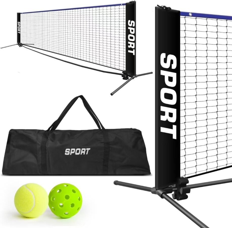 Net Fun Anywhere: 10FT Mini Portable Pickleball, Tennis, and Volleyball Set Review!