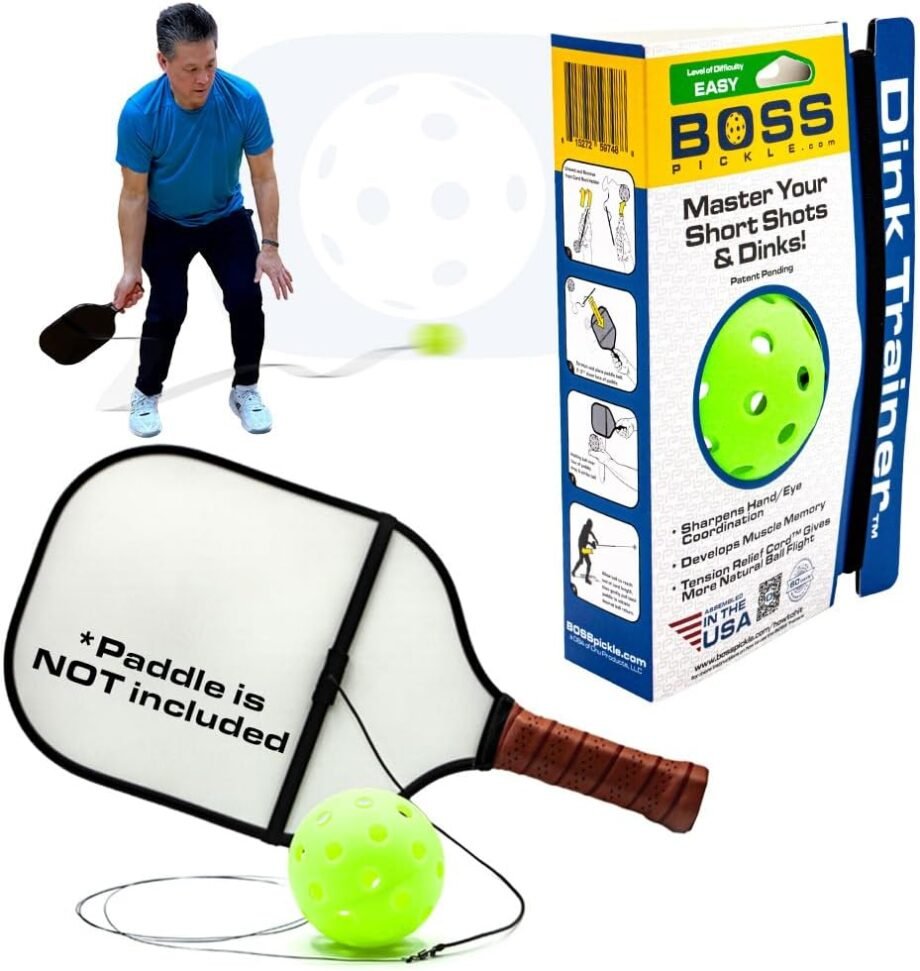 Bounce into Fun: Master Your Skills with the BOSS Pickleball Trainer Ball!