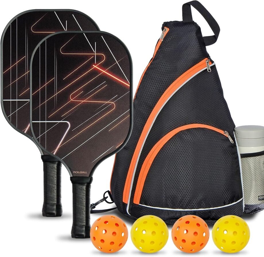 Serve Up Some Fun with the Ultimate Pickleball Paddles Set!