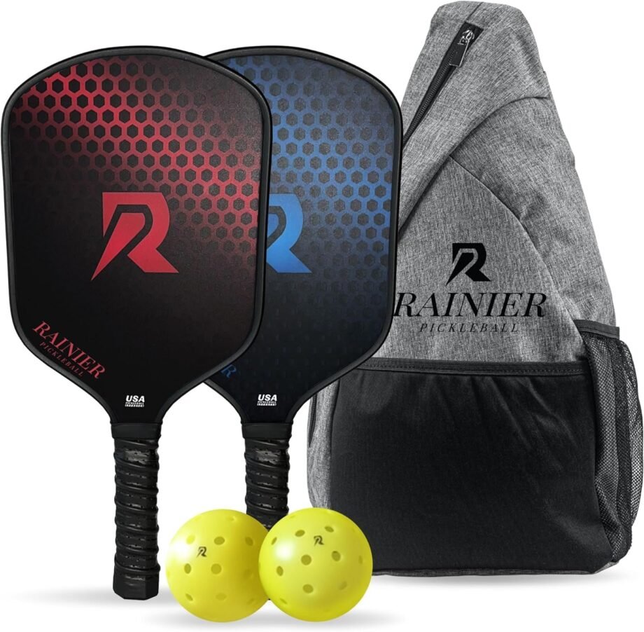Pickleball Perfection: Unleashing Fun with the 16mm Fiberglass Paddle Set!